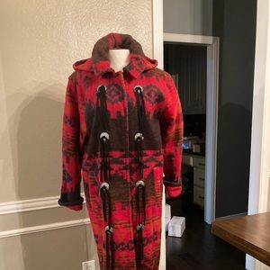 Vintage Woolrich Navajo blanket coat